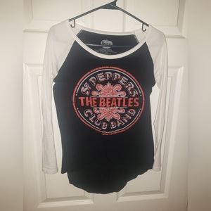 The Beatles baseball type  shirt